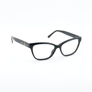 Jimmy Choo JC334 0807 00 Eyeglasses Black 54mm Cat Eye Frame